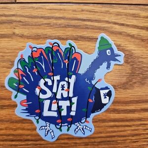 Dutch Bros Colorful Turkey Sticker